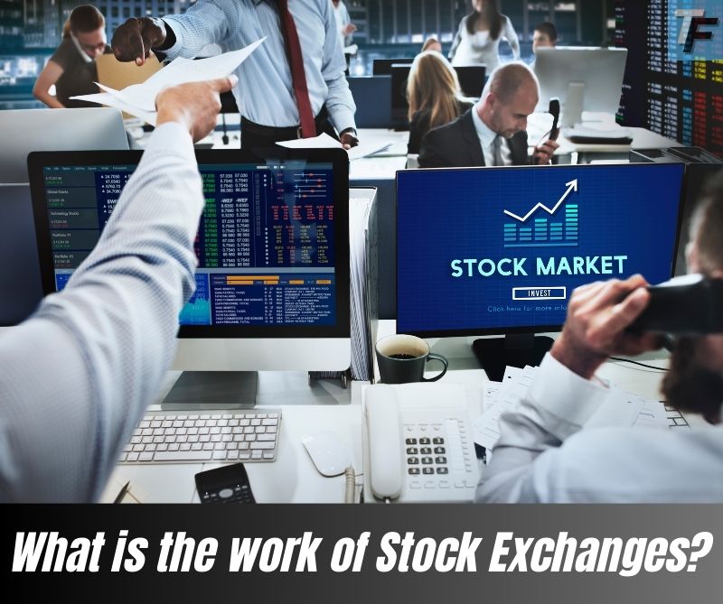 What is the work of Stock Exchanges in india ?